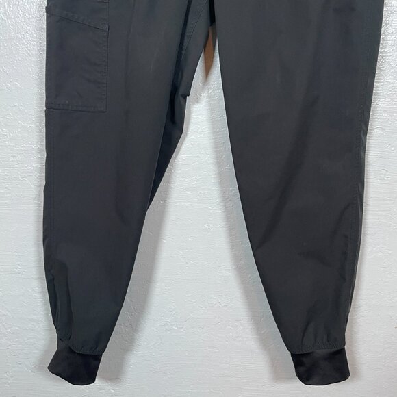 Carhartt Women Maternity M Black Force Essential Jogger Scrub Pants Pockets - Picture 2 of 7